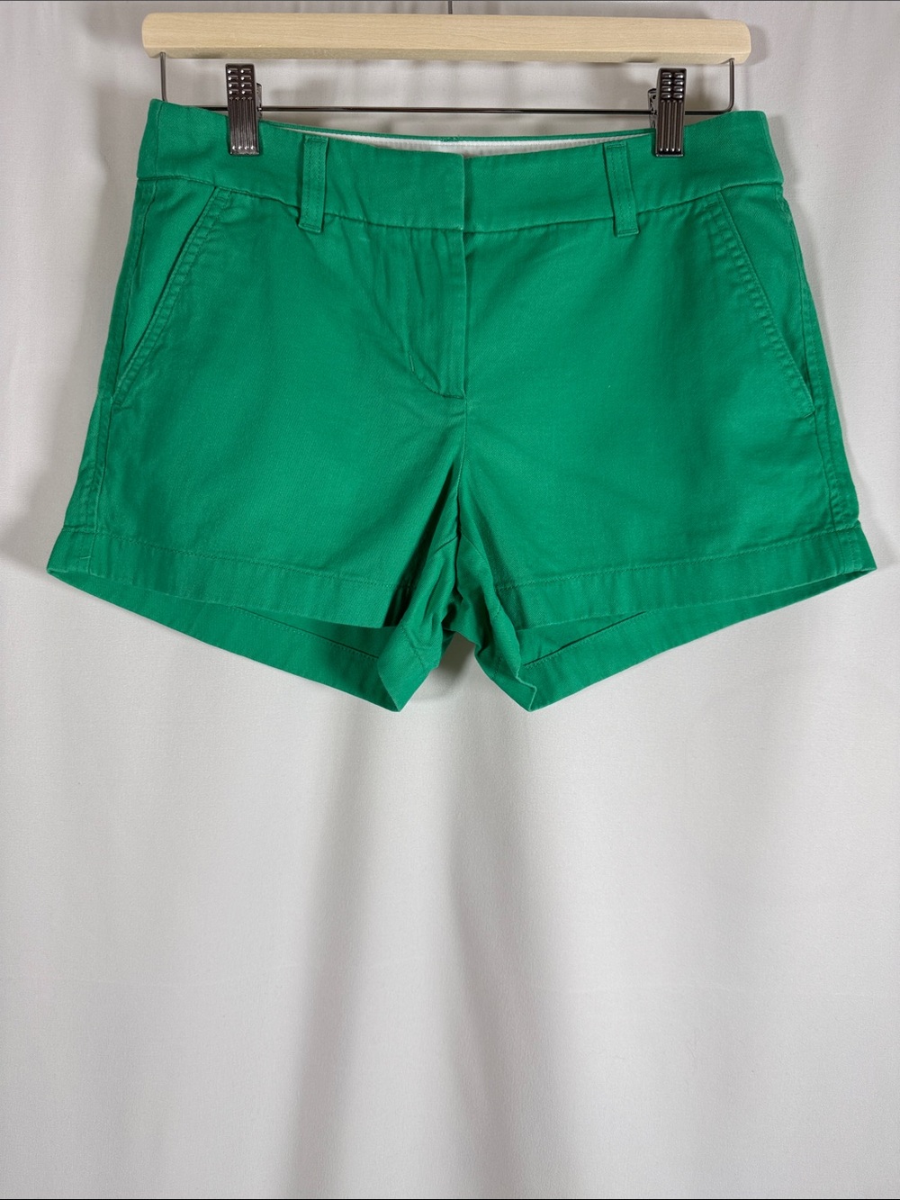 J. Crew Factory Emerald Green Chino Shorts